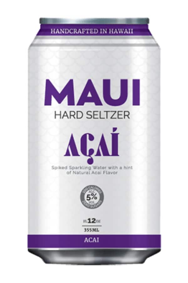 A can of Maui Hard Seltzer.