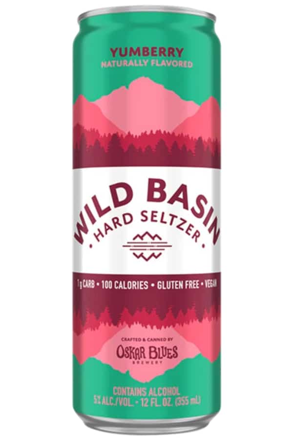 A can of Wild Basin Hard Seltzer.