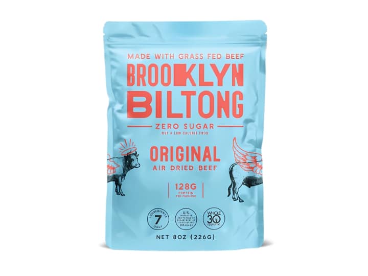 A bag of Brooklyn Biltong.