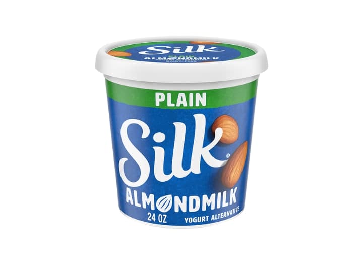 A container of Silk's Almond Milk yogurt.